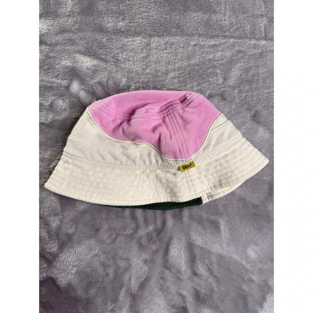 golfwang tripanel pink and green melting icecream bucket hat Sz Small 2021